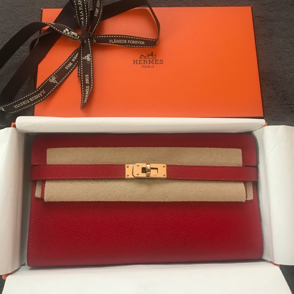 Authentic Hermès Kelly wallet